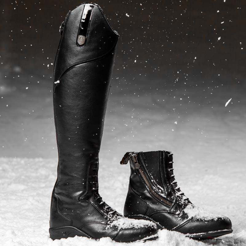 Winterreitstiefel Veganza Winter Schwarz