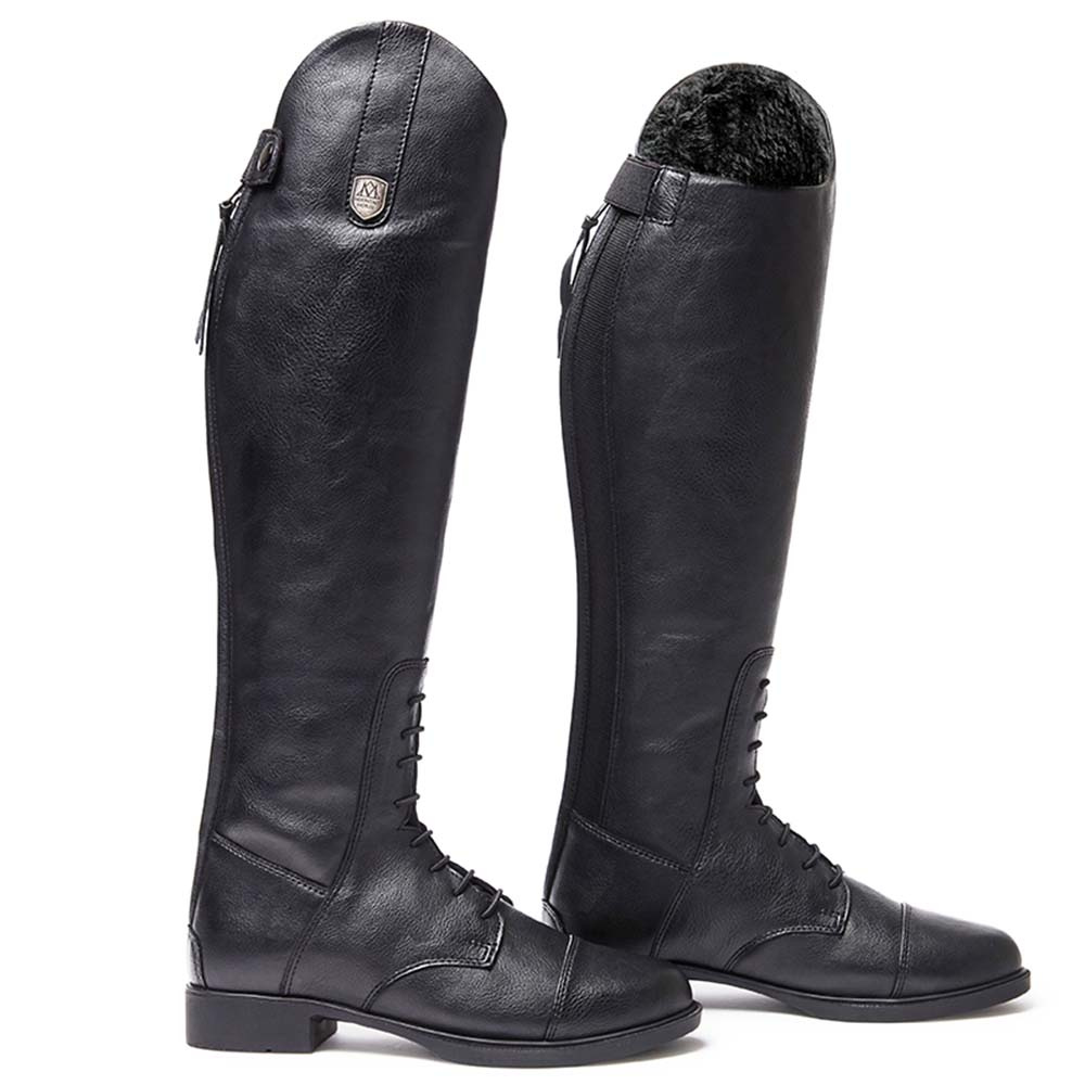 Winterreitstiefel Jr Veganza Winter Young Schwarz