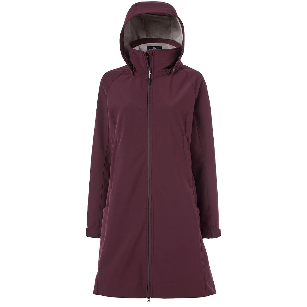 Reitmantel Stella Softshell Parka Burgunderrot