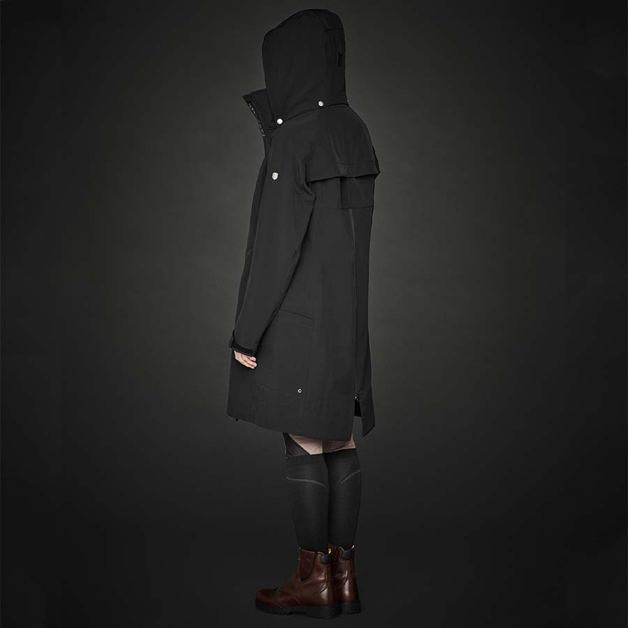 Reitmantel Stella Softshell Parka Schwarz