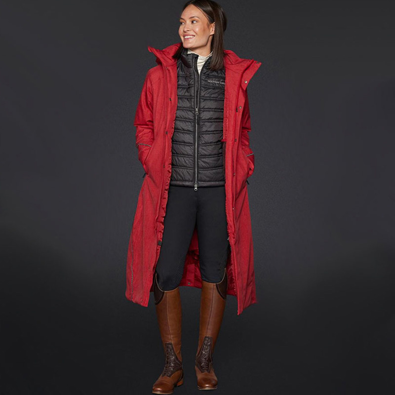 Reitmantel Felicia Padded Rot
