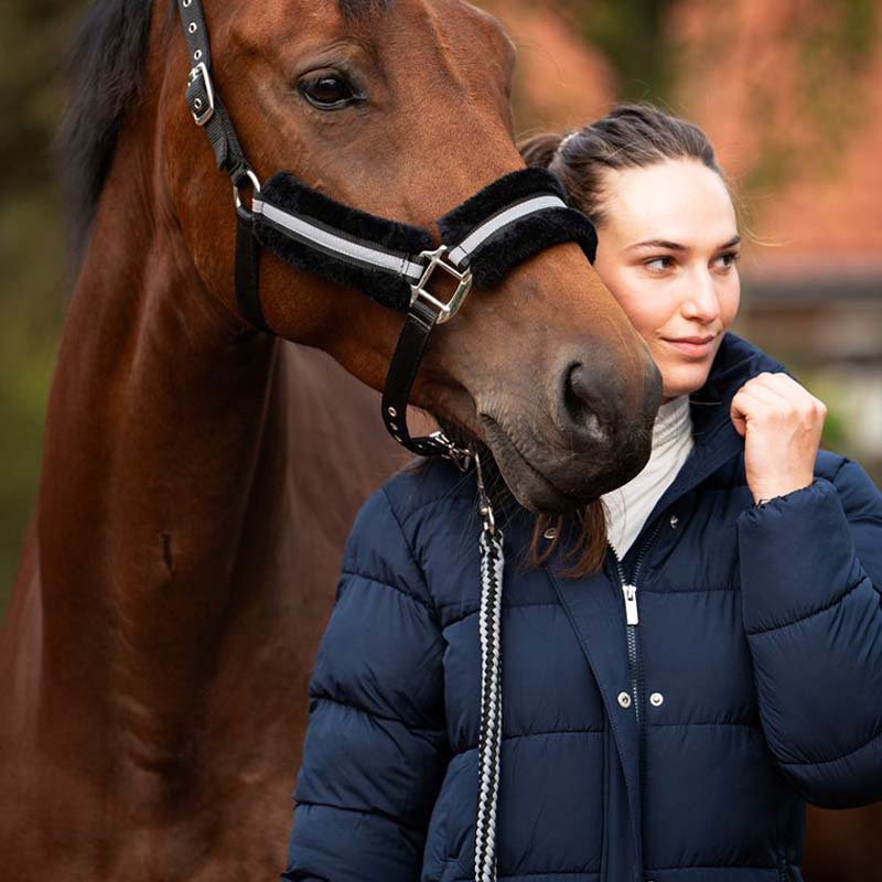 Reitmantel Team Marineblau