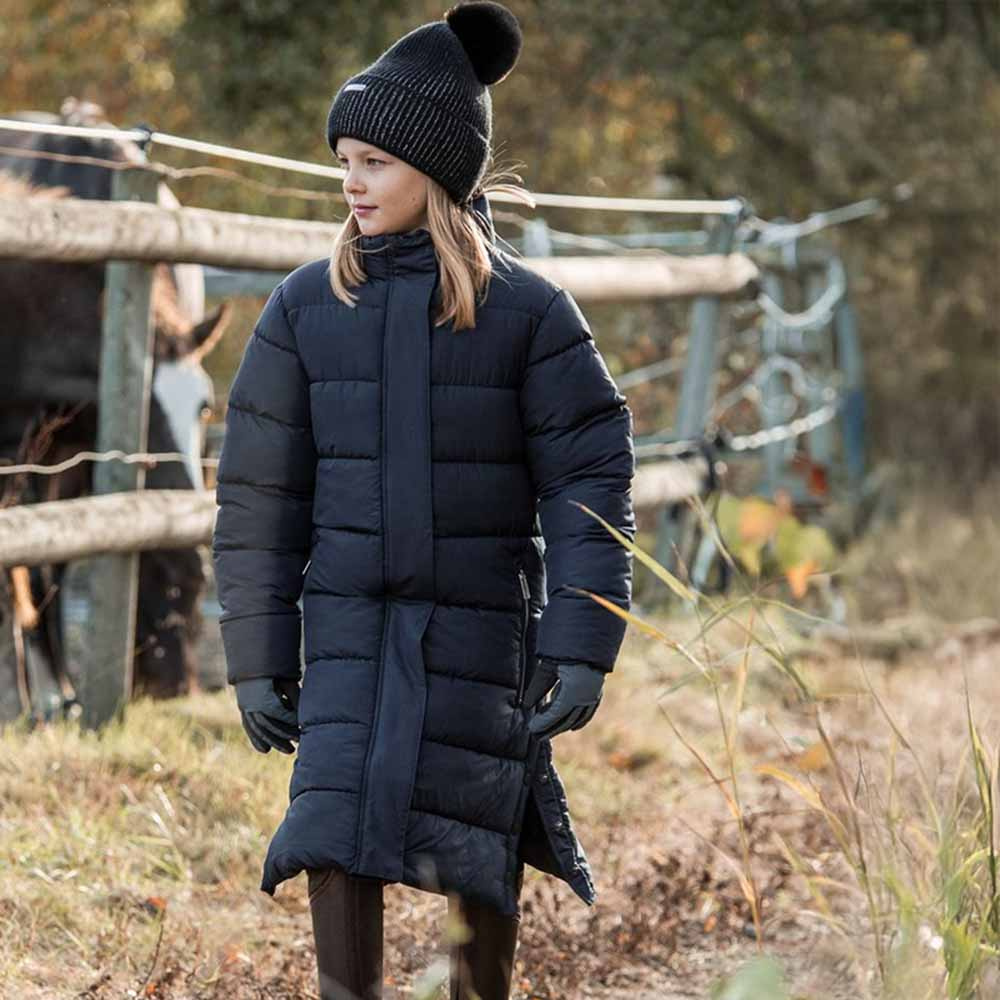 Reitmantel Kind/Junior Team Marineblau