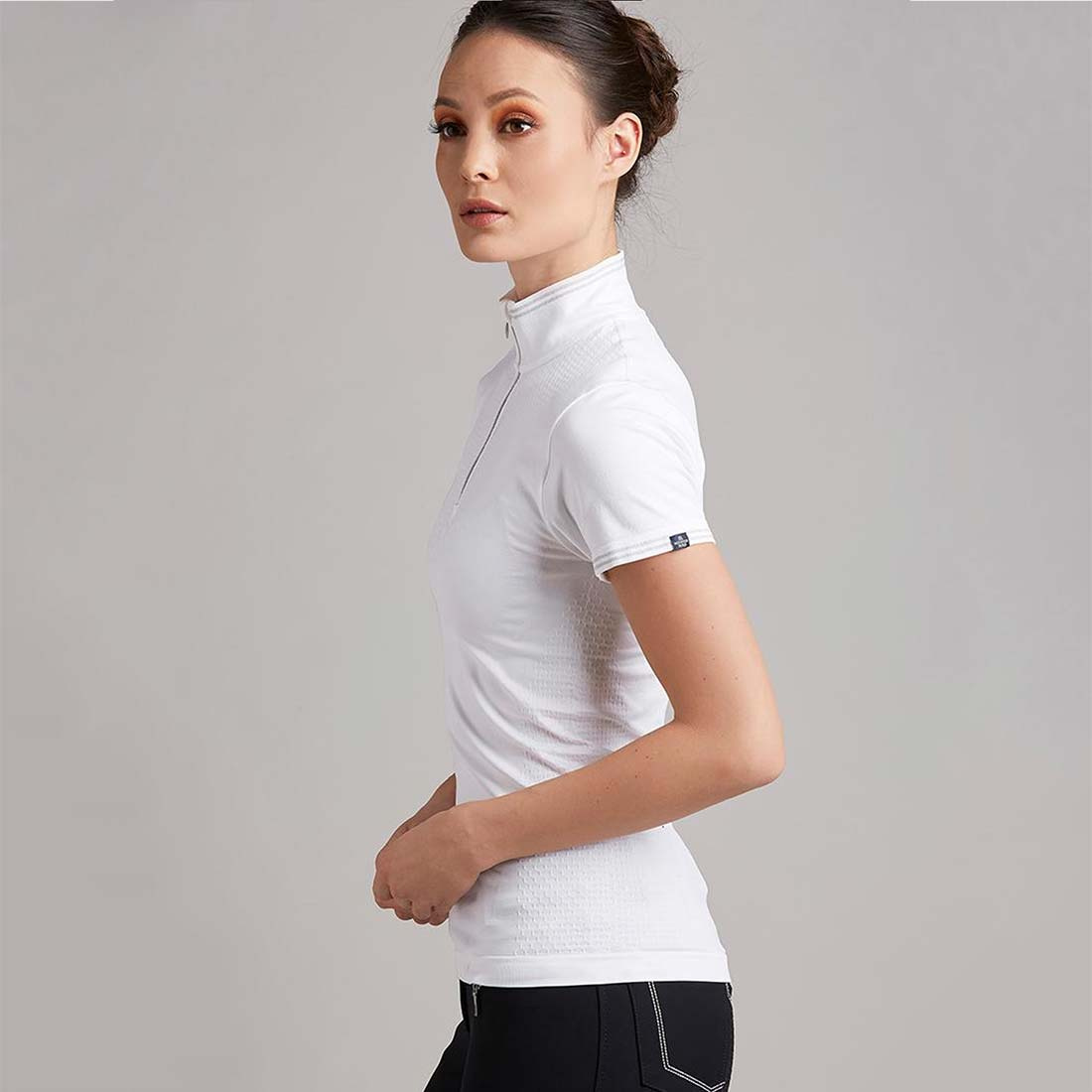 Turniershirt Tech Glamour Weiß