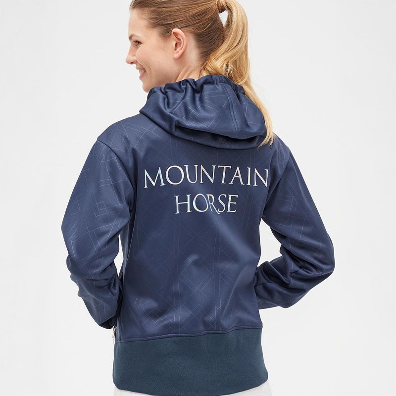 Hoodie Starla Zip Marineblau