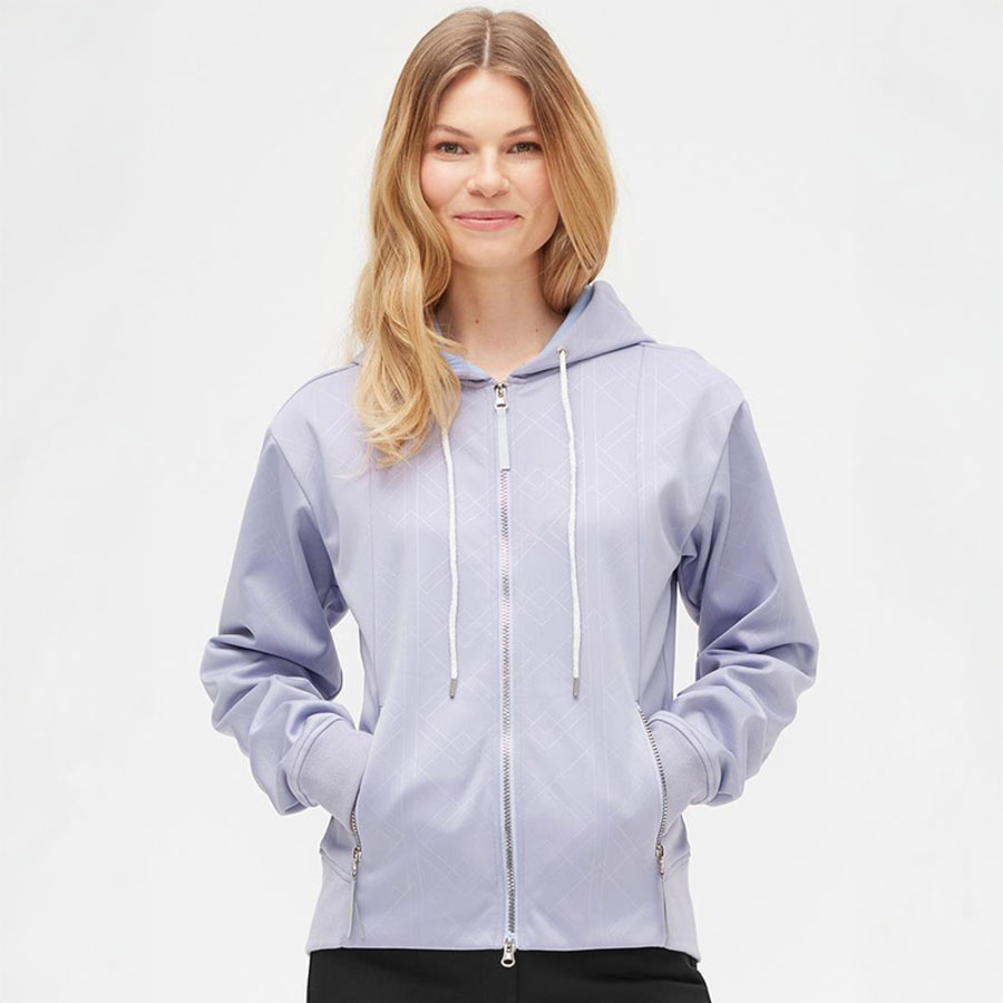 Hoodie Starla Zip Lila