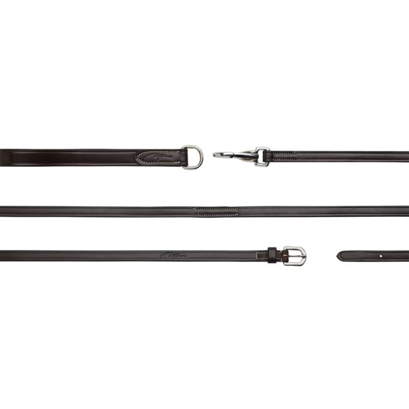 Schlaufzügel Leder 13mm Working Collection Braun