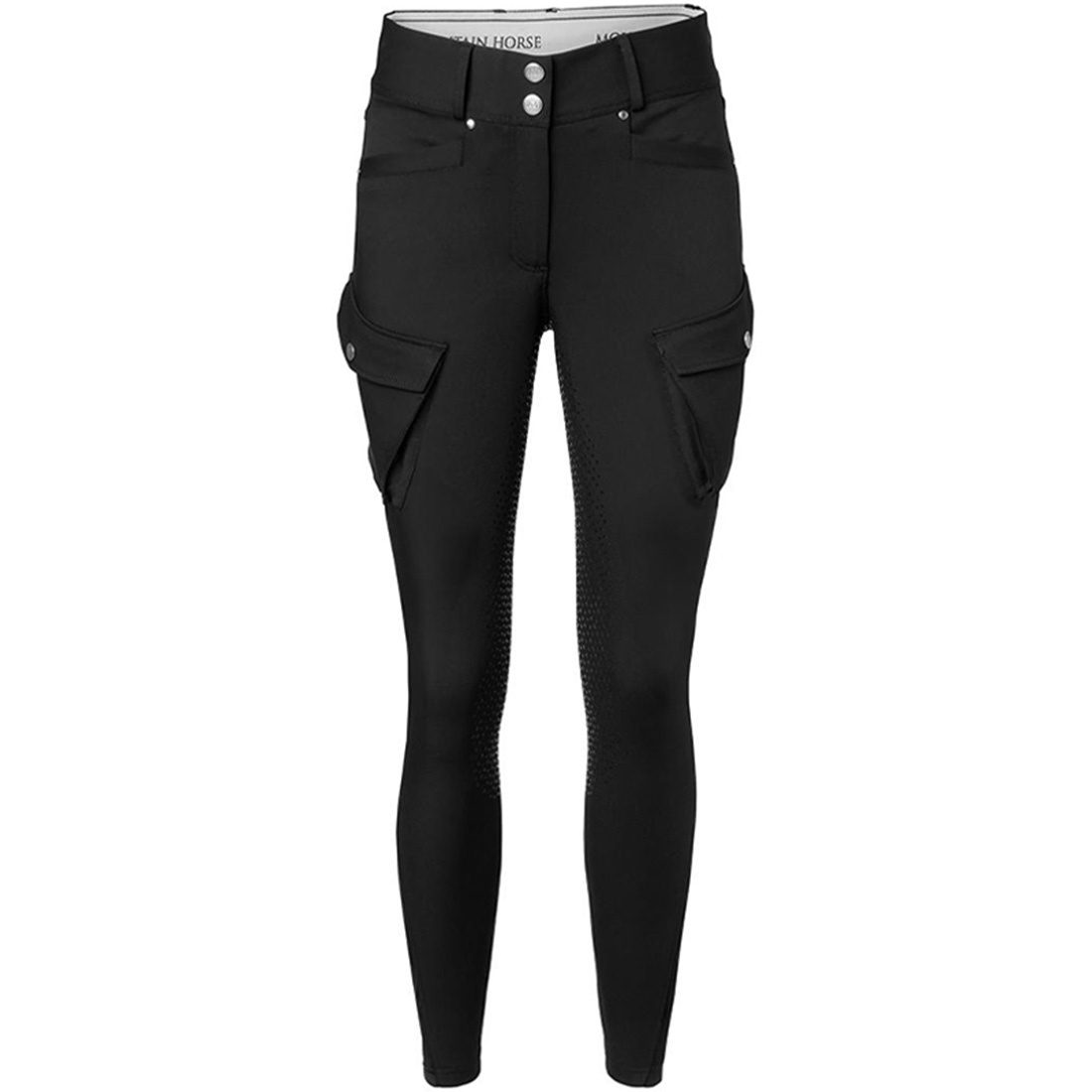 Reithosen Estelle Cargo Full Grip Schwarz