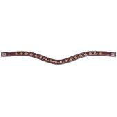 Stirnband E-Logo & Gold/Schwarz Kristalle Braun/Silber Stirnband E-Logo & Gold/Schwarz Kristalle Braun/Silber