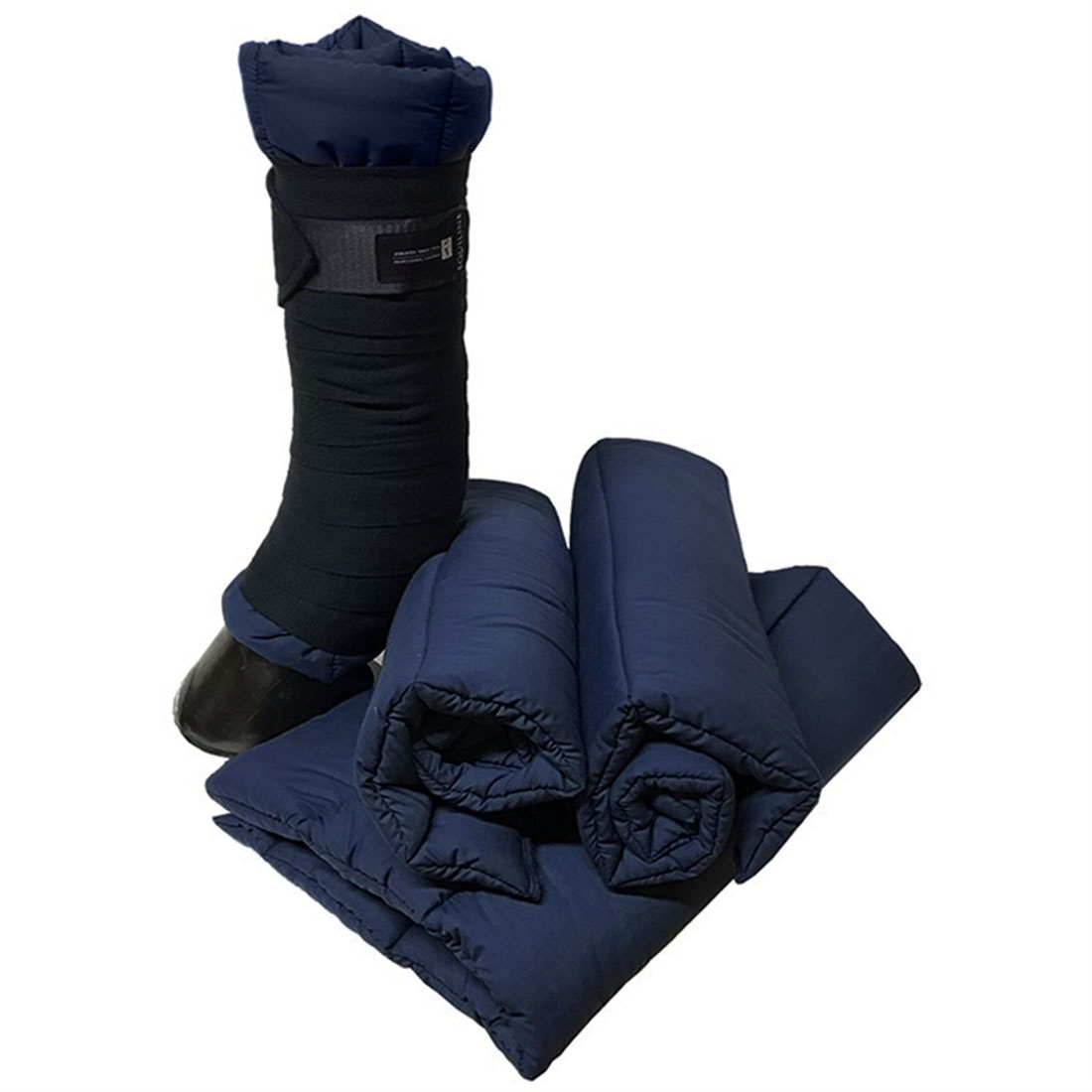 Gepolsterte Bandageneinlagen 4er-Pack Marineblau