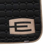 Schabracke E-Logo Schwarz Cappuccino/Schwarz