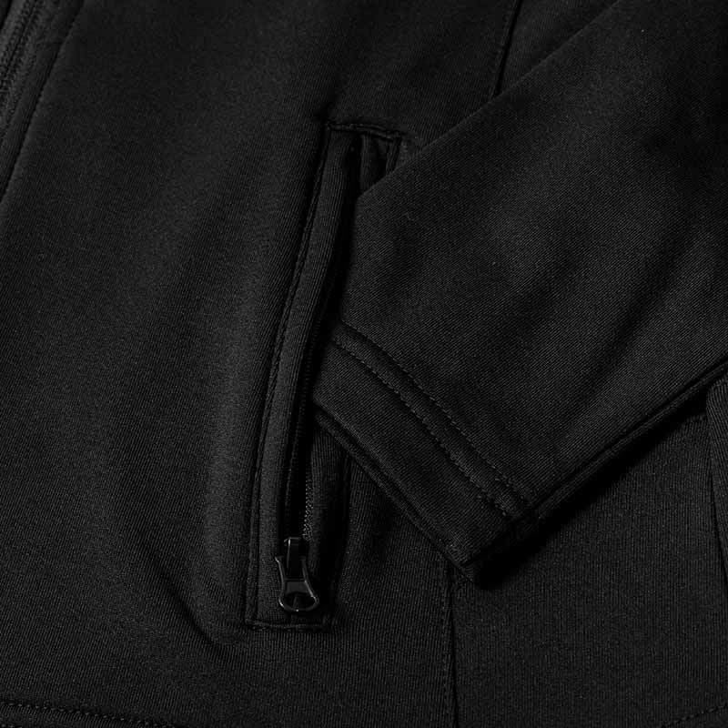 Fleecejacke Classic Technical Schwarz