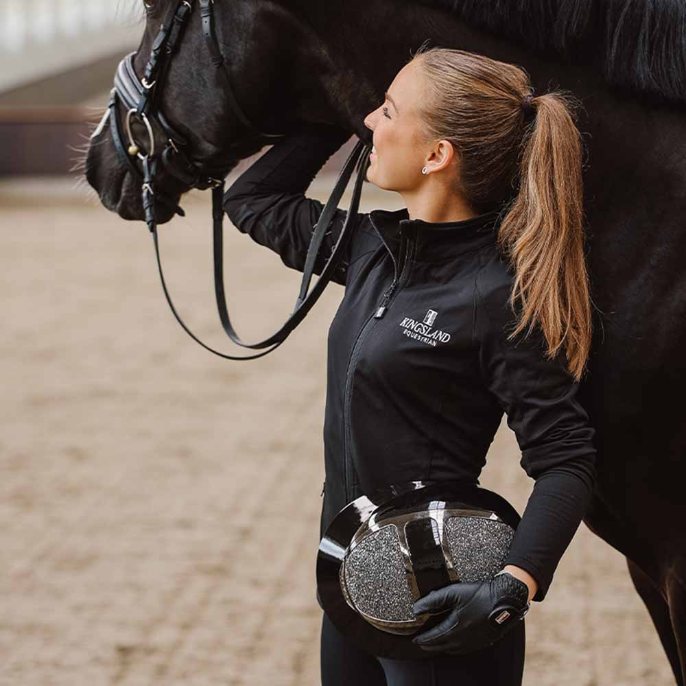 Fleecejacke Classic Technical Schwarz