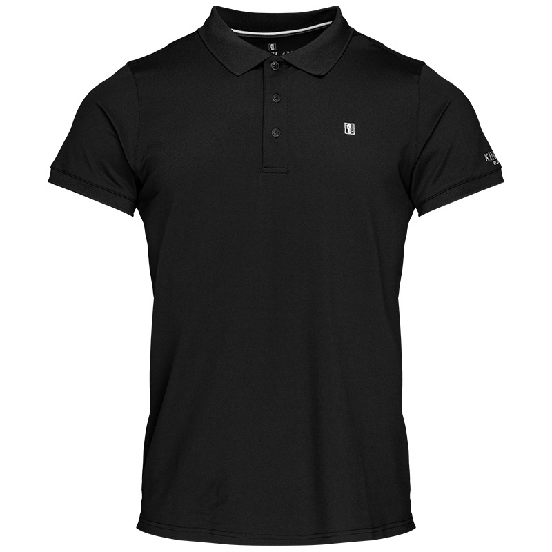 Poloshirt Herren Classic Schwarz