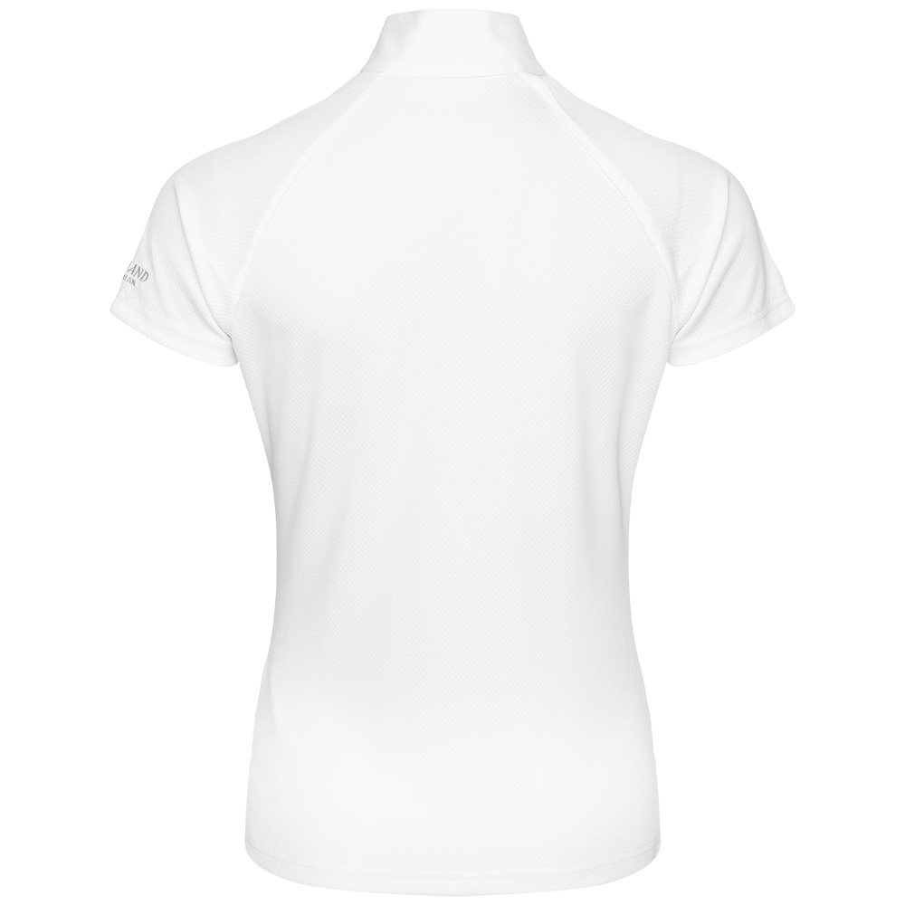 Wettkampf-Top Kind/Junior Classic Short Sleeve Girls Weiß