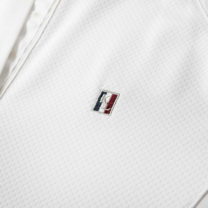 Wettkampf-Top Kind/Junior Classic Short Sleeve Boys Weiß