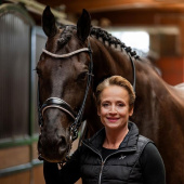 Kandarenzaum Isabell Werth Bella Rose Schwarz/Weiß Kandarenzaum Isabell Werth Bella Rose Schwarz/Weiß