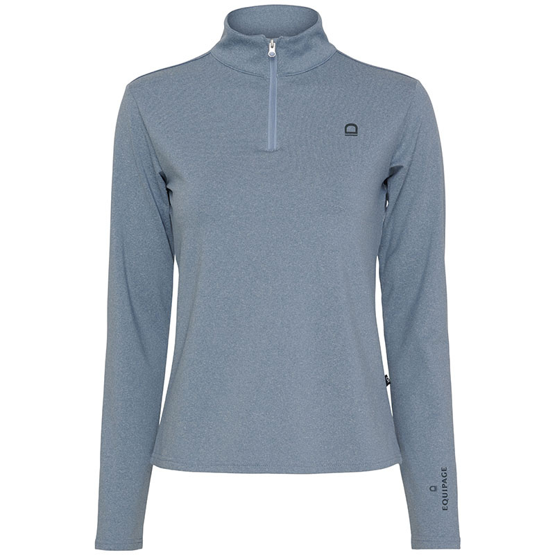 Funktions-T-Shirt Kolyma 1/4 Zip Blau