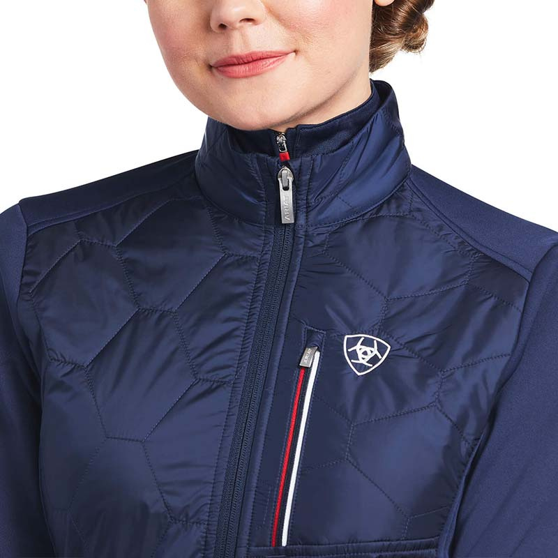 Reitjacke Fusion Isoliert Team Marineblau