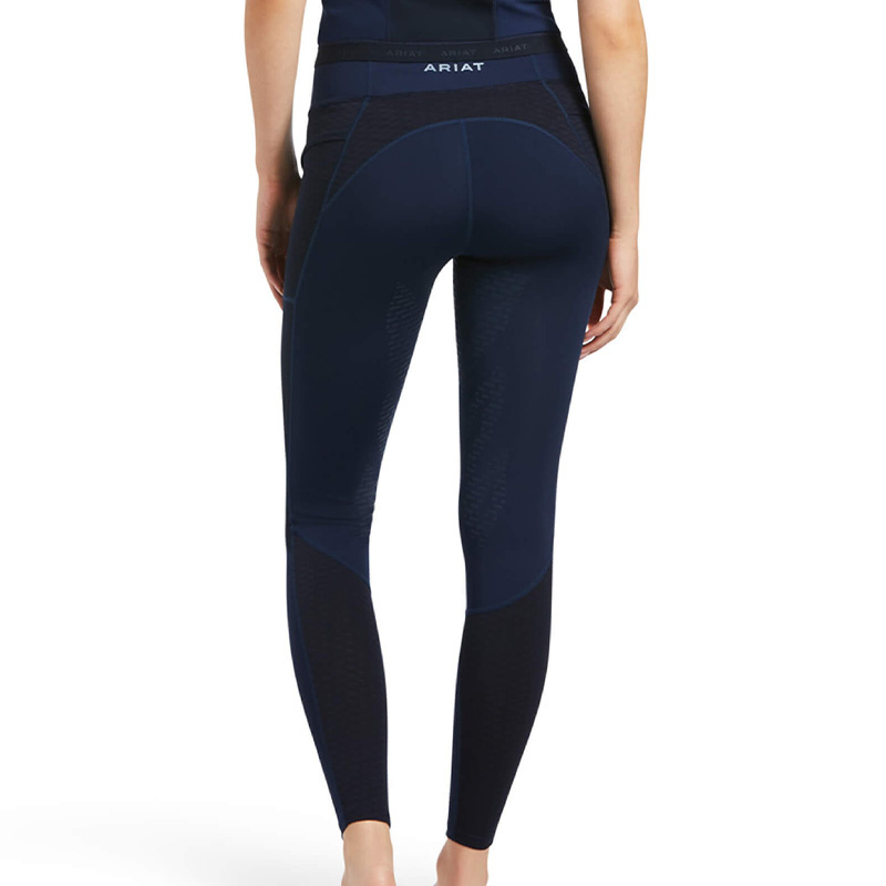 Reitleggins Ascent Halbgriff Marineblau