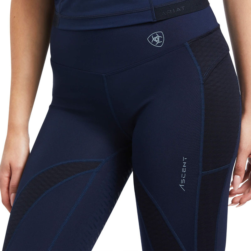 Reitleggins Ascent Halbgriff Marineblau