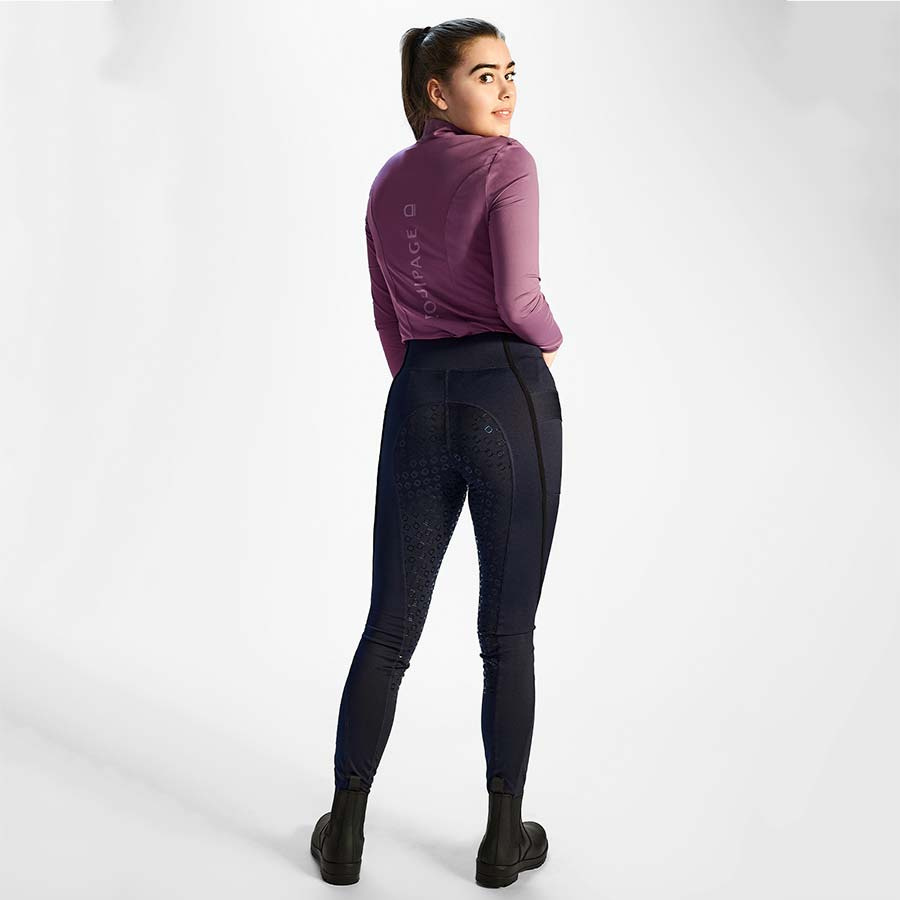 Reitleggins Finley Vollbesatz Marineblau