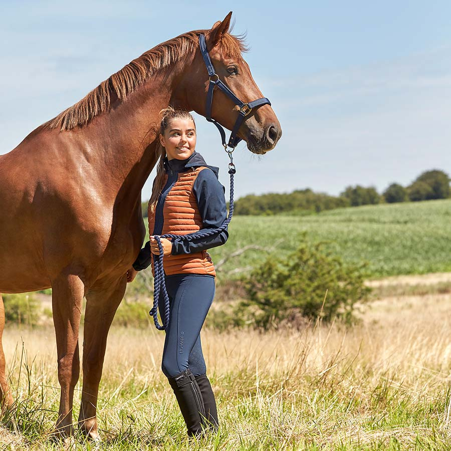 Reitleggins Finley Vollbesatz Marineblau
