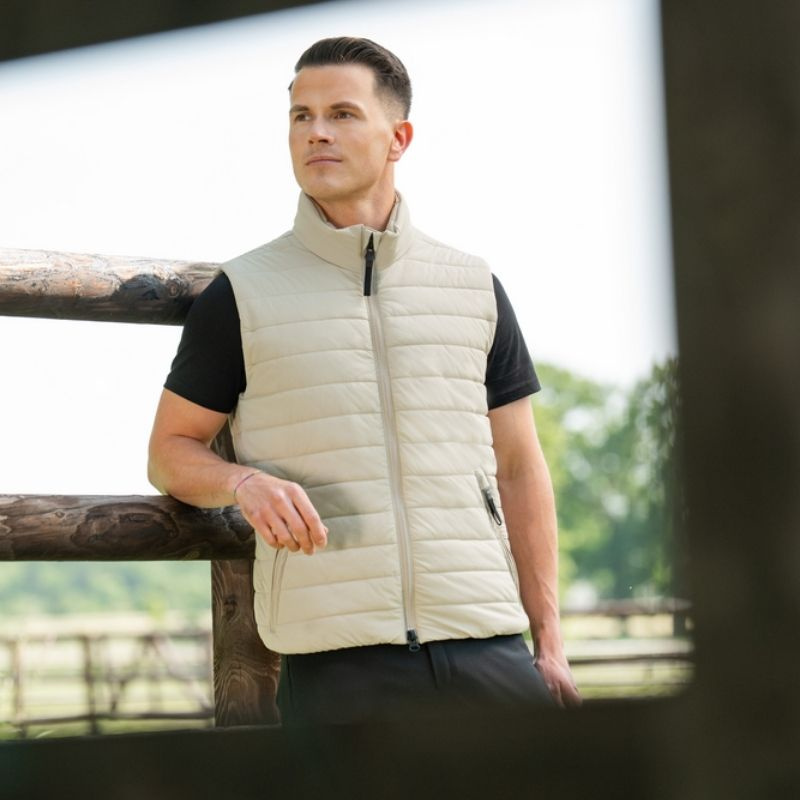 Weste Quilted Core Men Beige