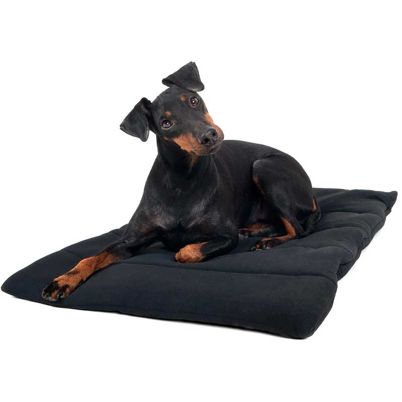 Mini-Decke Schwarz 50x68 cm