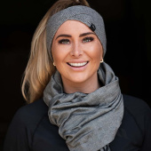 Stirnband Nora Grau Stirnband Nora Grau