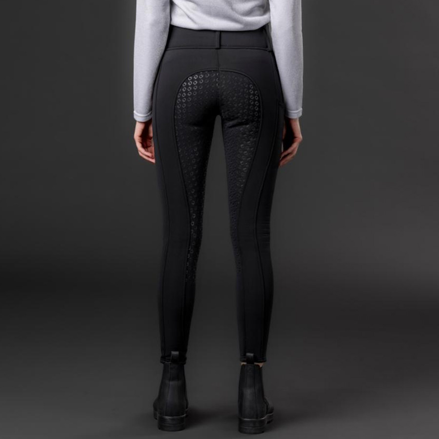 Winterreithose Selena Vollbesatz Schwarz