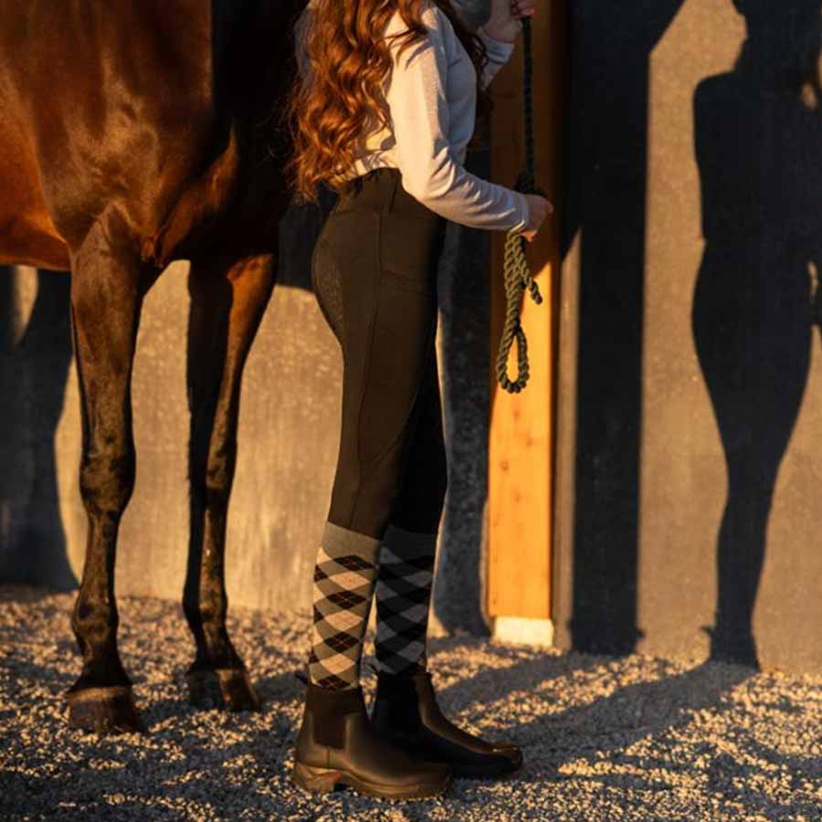 Winterreithose Selena Vollbesatz Schwarz