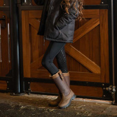 Gefütterte Stallstiefel Winter Braun Gefütterte Stallstiefel Winter Braun