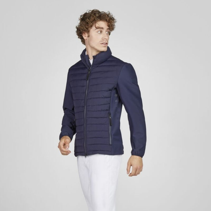 Jacke Hybrid Core Men Marineblau