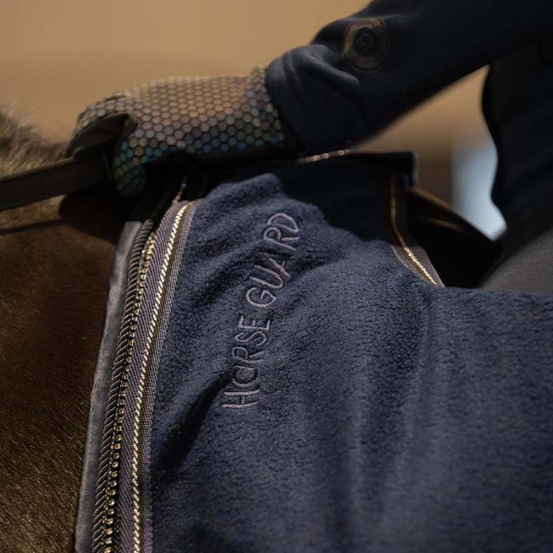 Reithandschuhe Kinder/Junior Saline Reflective Schwarz