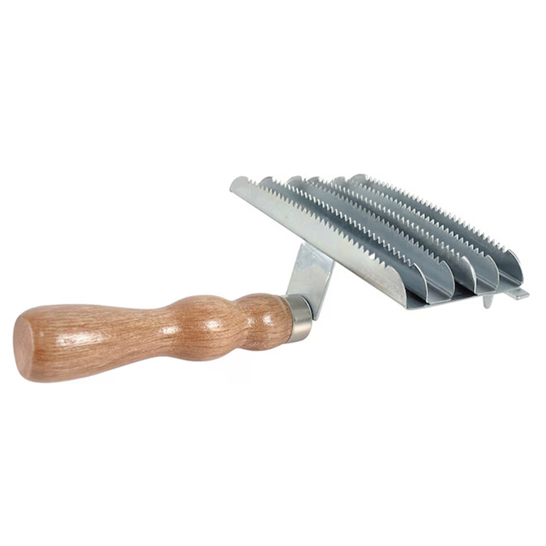 Schaber Metall Trähandtag Braun