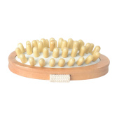 Massagebürste Träknoppar Braun Massagebürste Träknoppar Braun