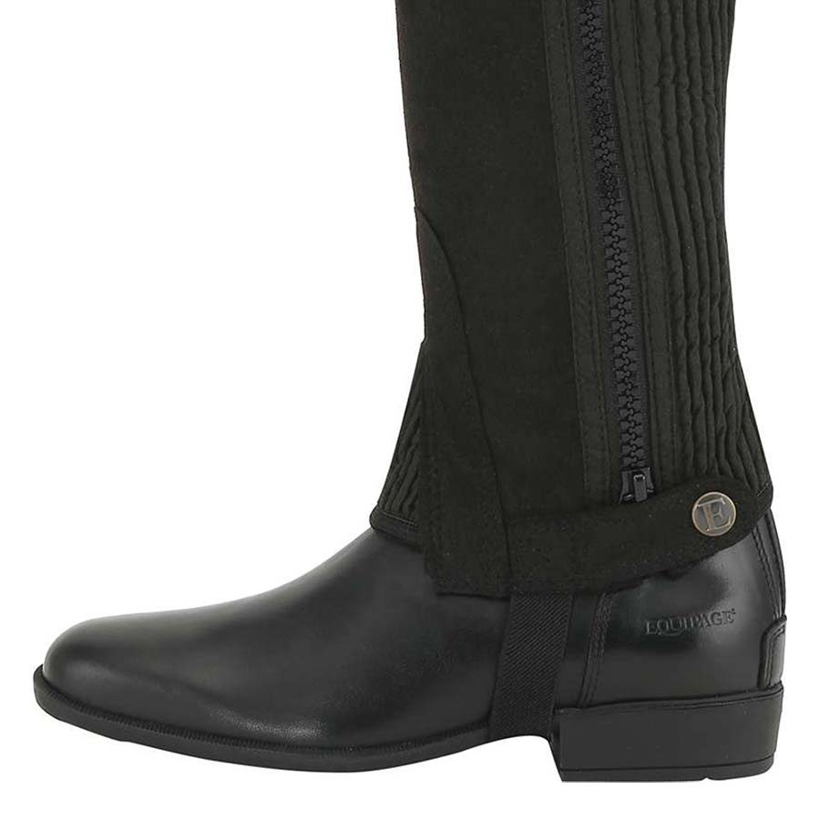 Kurze Chaps Jr Aspen Schwarz