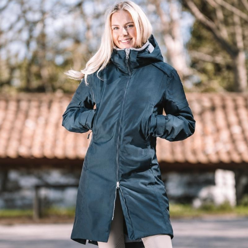 Reitparka Grace Marineblau