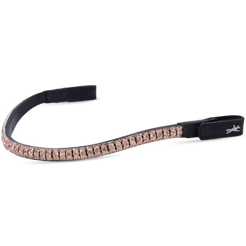 Stirnriemen Malaga Schwarz/Beige