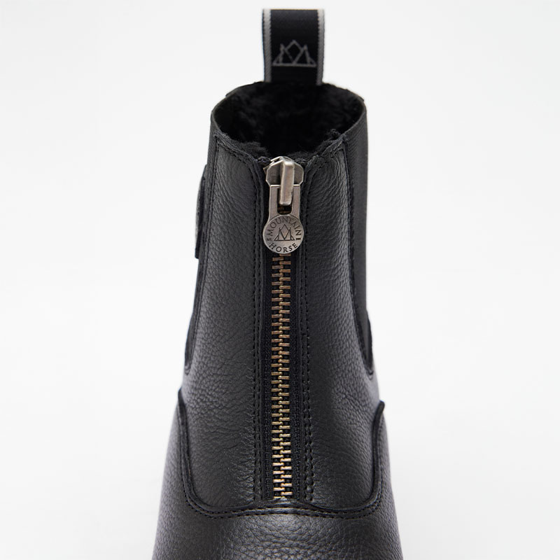 Reitstiefeletten Ragazza Young Front Zip Paddock Schwarz