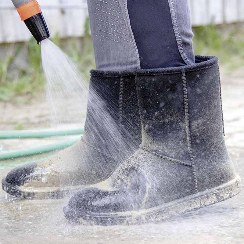 Gefütterte Allwetterstiefel Davos Schwarz