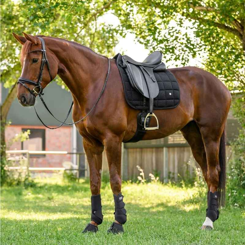 Dressurschabracke Breath Performance Schwarz