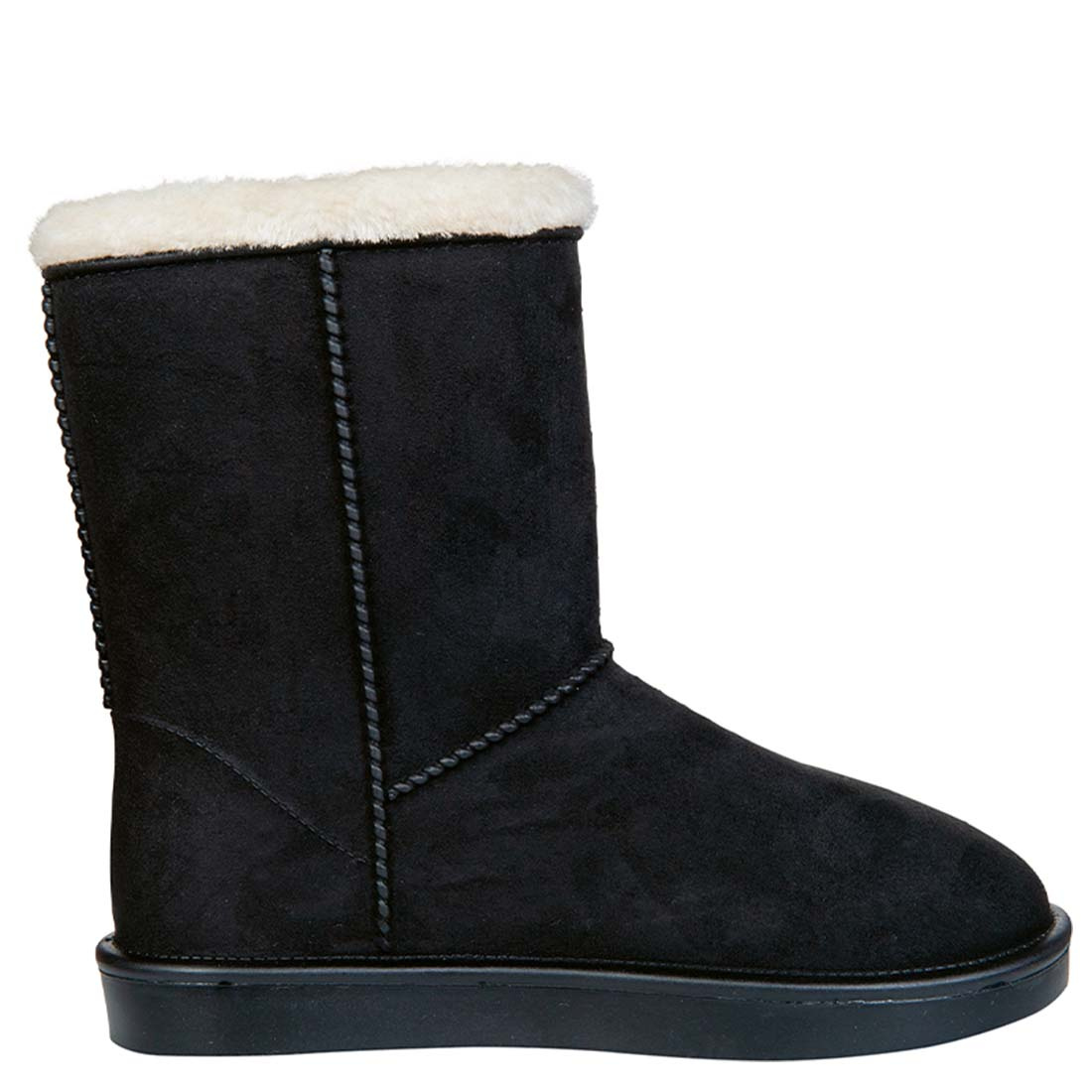 Gefütterte Allwetterstiefel Davos Kuschelig Schwarz