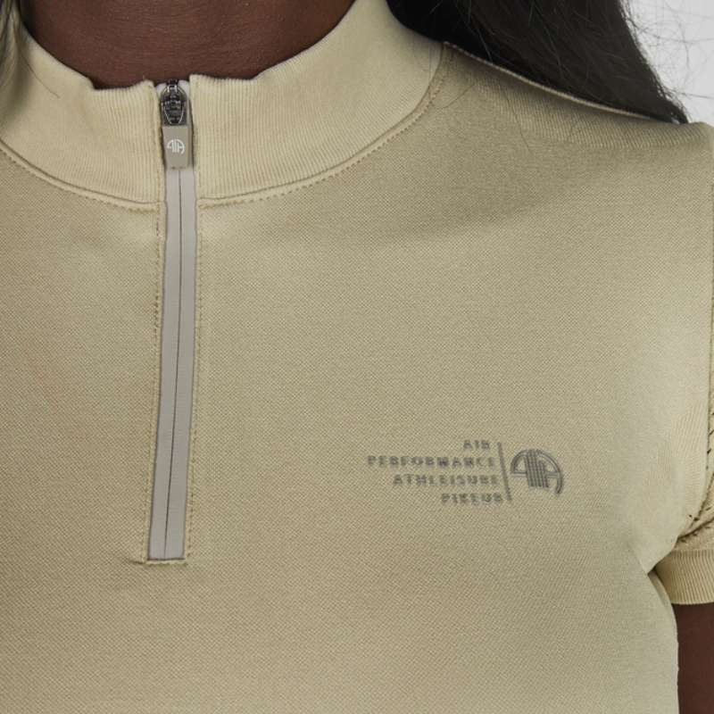 Reitshirt Knit Athleisure Beige