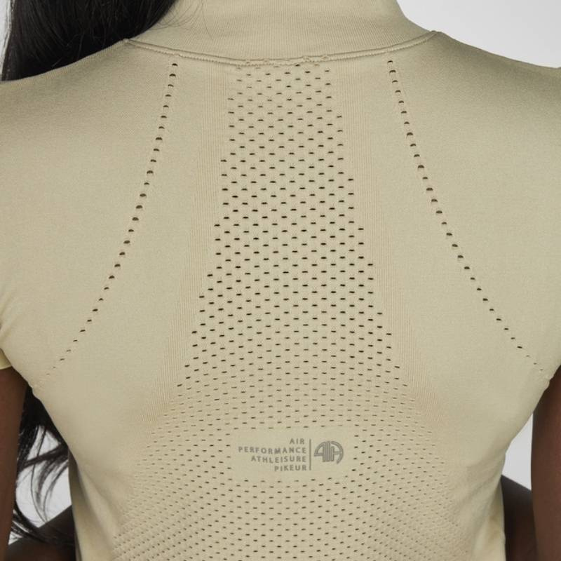 Reitshirt Knit Athleisure Beige