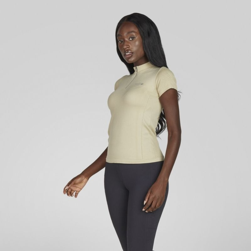 Reitshirt Knit Athleisure Beige
