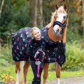 Halter und Führstrick Isalyn Unicorn Schwarz Halter und Führstrick Isalyn Unicorn Schwarz