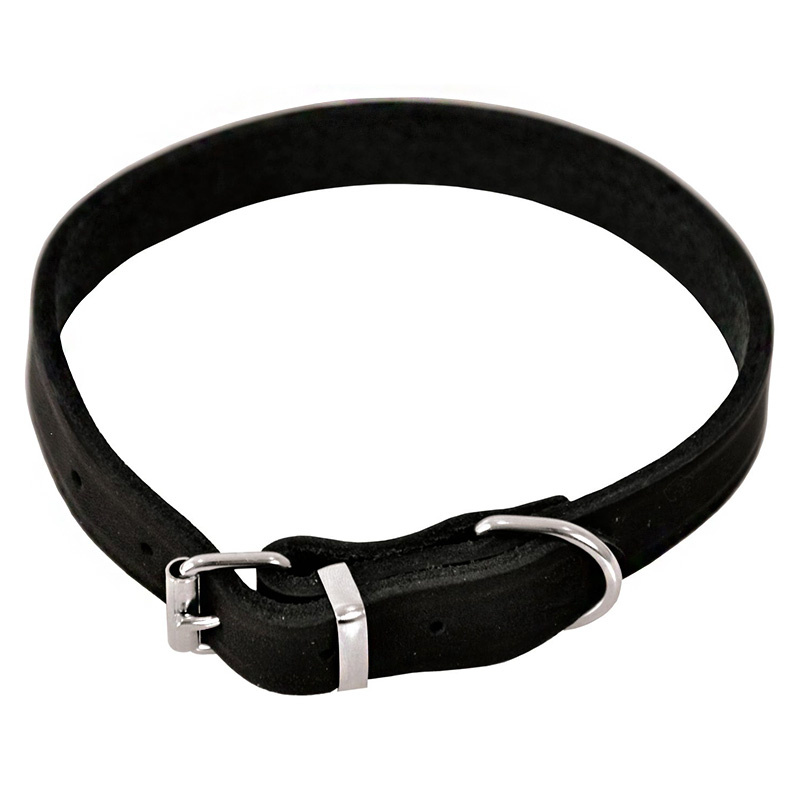 Hundehalsband Lina Leder Schwarz