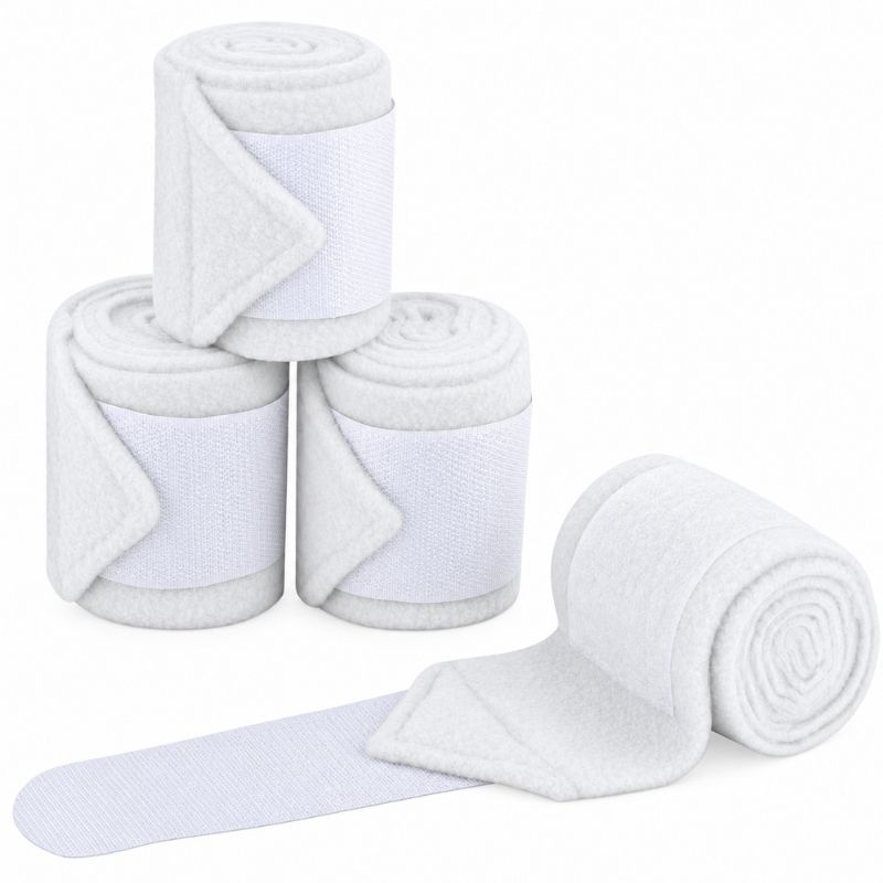 Bandagen Shetty Fleece 4-pack Weiß